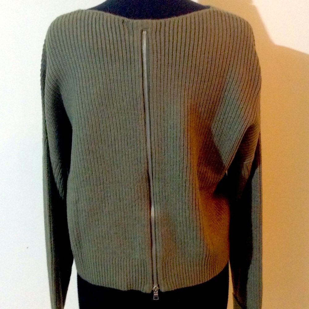 Bar III Crop Sweater - Picture 3 of 5